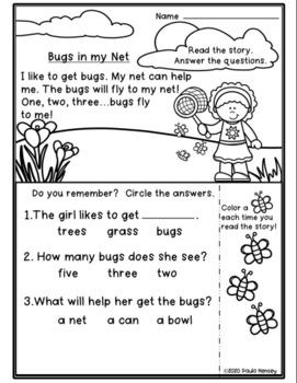 Phonics Reading Comprehension Passages And Questions 2nd grade | TpT