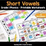 Phonics Activities - Short Vowels 1st Grade Phonics