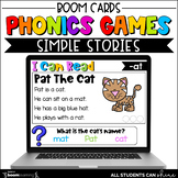 Phonics Activities - Simple Passages BOOM Cards {Distance 