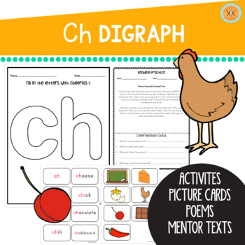 Preview of Phonics Activities: ch digraph