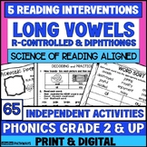 Long Vowel Phonics Activities-A Reading Intervention with 