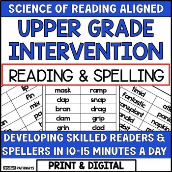 Preview of Phonics Activities for 3rd and 4th Grade | Reading Intervention for Upper Grade