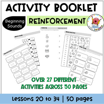 Preview of UFLI Phonics Homework | Activity Packs | Science of Reading Alphabet 20-34