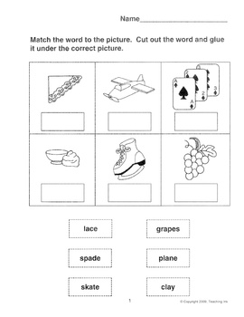 Phonics Activity Books - Long Vowels (Grades K-2) by Teaching Ink