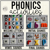 Phonics Activities | Letter Sounds, CVC words,  and MORE!
