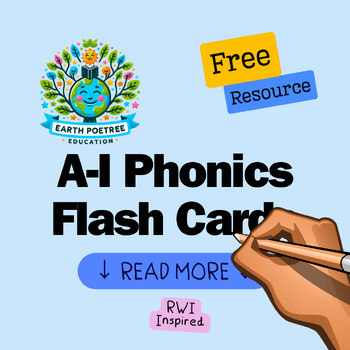 Preview of Phonics Adventure: Free A-I Flash Cards Sample Set - Inspired - READ WRITE INC