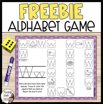 Preview of Phonics Alphabet Game | No Prep Literacy Mat Freebie