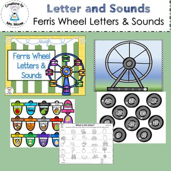 Preview of Alphabet & Beginning Sounds - Ferris Wheel Letters & Sounds