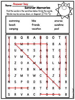 Phonics Alphabet Word Search Activities for Back to School | TPT