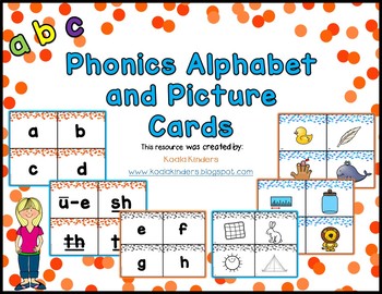 Preview of Phonics Alphabet and Picture Cards