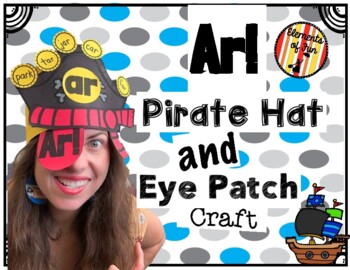 Preview of Phonics Ar Bossy R Pirate Hat and Eye Patch Craft