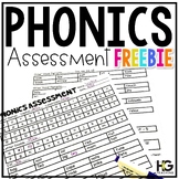 Phonics Assessment FREEBIE | Reading Fluency 1st and 2nd Grade