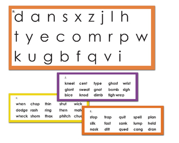 Preview of Phonics Assessment Adapted from CORE