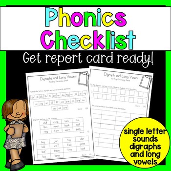 Preview of Phonics Assessment Checklist