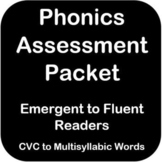 Phonics Assessment Packet