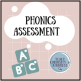 Phonics Assessment - Printable Worksheet