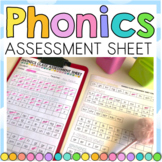 Phonics Assessment Sheet