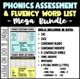 Phonics Assessment and Fluency Decodable Practice MEGA BUNDLE!