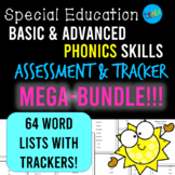Phonics Assessment and Word List MEGA-BUNDLE for Reading a