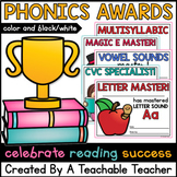 Phonics Reading Awards - To Encourage Beginning Readers