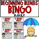Phonics BINGO | Beginning Consonant Blends | BUNDLE
