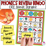Phonics Games - BINGO - CVCE - Blends - Digraphs