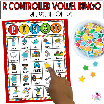 Preview of BINGO - R Controlled Vowels - Bossy R - Phonics Games