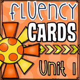 Phonics Based Fluency Cards- Unit 1