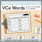 Phonics Based Trace/Write the Room: VCe Words