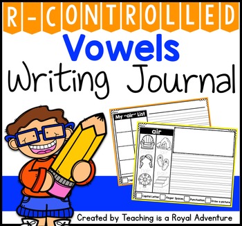 Preview of Phonics-Based Writing Journal Prompts: R-Controlled Vowels