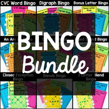 Phonics Bingo Bundle by Learning Support Lady | TPT