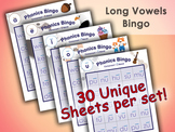 Phonics Bingo - Complete Set - Long - Includes A, E, I, O, U
