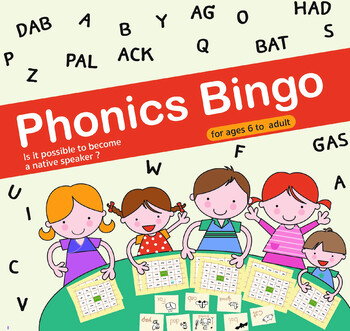 Preview of Phonics Bingo Game, Let's become a native speaker