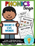 Phonics Bingo - Short O CVC Words (Build Your Own Board Options)