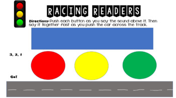 Preview of Phonics Blending Game Racing Readers