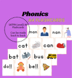 Phonics Blending Practice A4 Flashcards level2