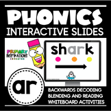 Phonics Blending Slides-AR R Controlled Vowel- Science Of 