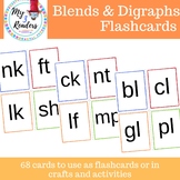 Phonics Blends and Digraphs Flashcard for Beginning Readers