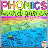 Phonics Board Games: CVC, Blends, Digraphs, Endings