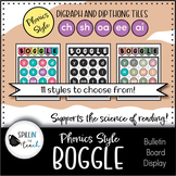 Preview of Phonics Boggle | Word Building Language Arts Center | Bulletin Board | Daily 5
