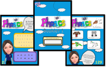 Preview of Learn My Phonics Booklet 1 by PeekBoo ~ Editable