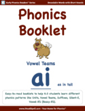 Phonics Booklet 15 - 'ai' as in 'tail' (Vowel Teams)