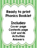 Phonics Booklet