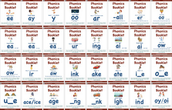 Preview of Phonics Booklets - All 32 Phonics Booklets (Super Bundle)