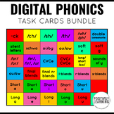 Phonics Digital Games No Prep Boom Cards Bundle of 34 Skills