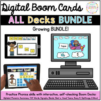 Preview of Phonics Boom Decks BUNDLE