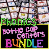 Phonics Games Bottle Cap Centers MEGA BUNDLE