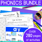 Fun Phonics Review Packets for Vowel Teams Phonics Practic