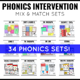 Phonics Reading Intervention Bundle K-2 Program for Small 