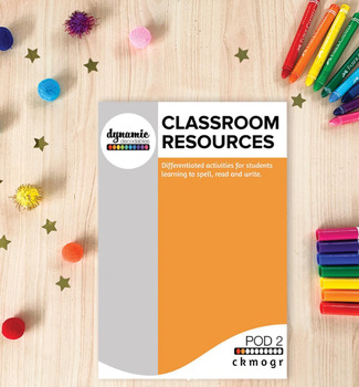 Preview of Phonics C K CK M O G R classroom workbook